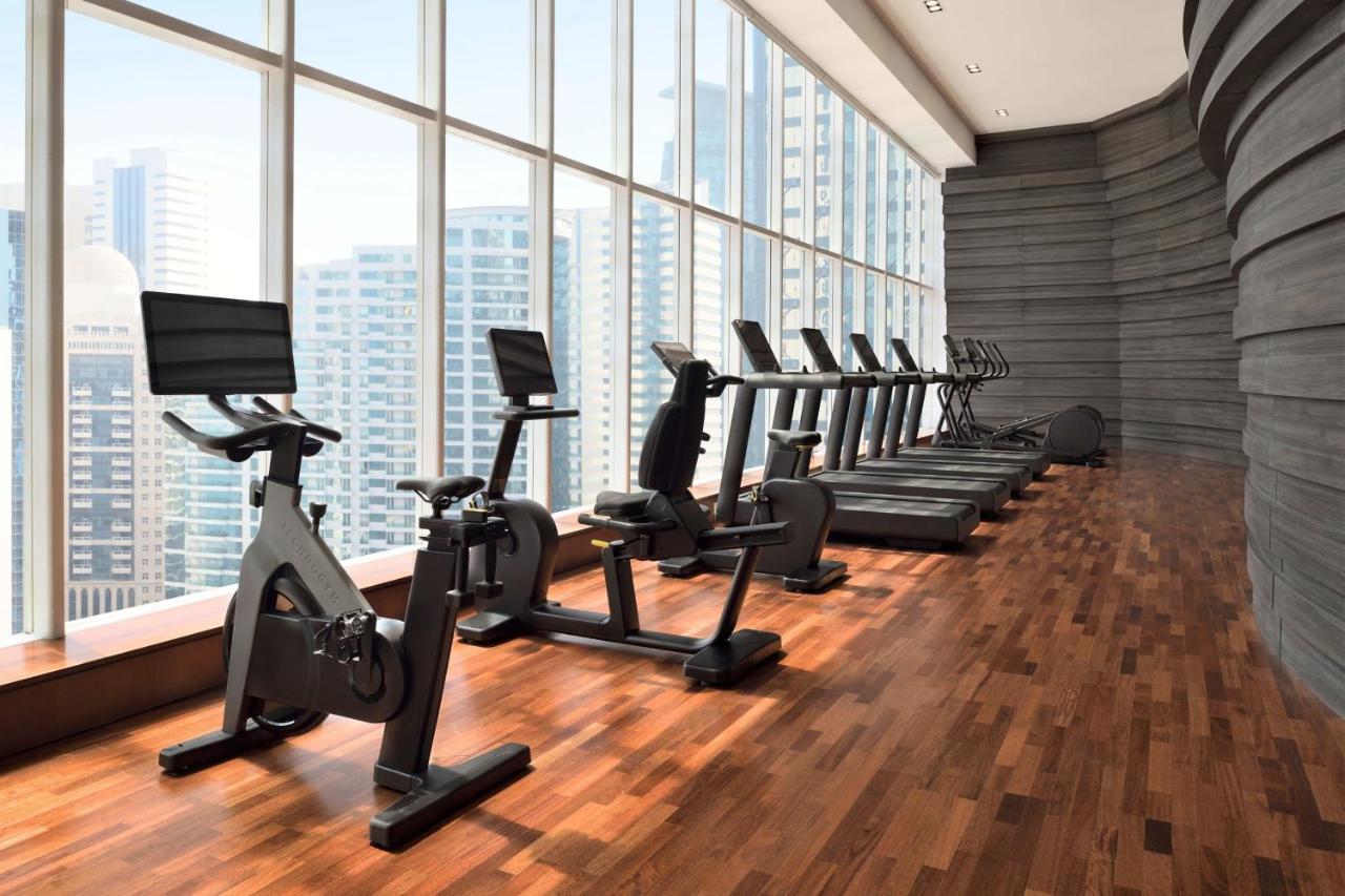 Delta Hotels By Marriott City Center Dauhá Exteriér fotografie 3D rendering of a gym